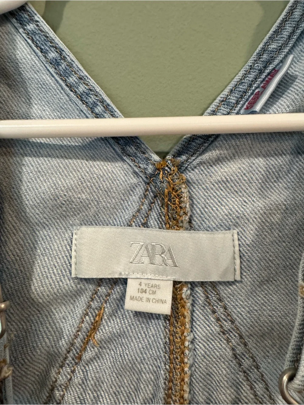 ZARA denim overalls
